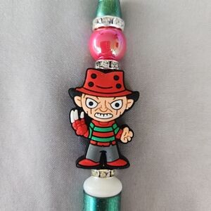 Freddy Krueger Beaded Keychain